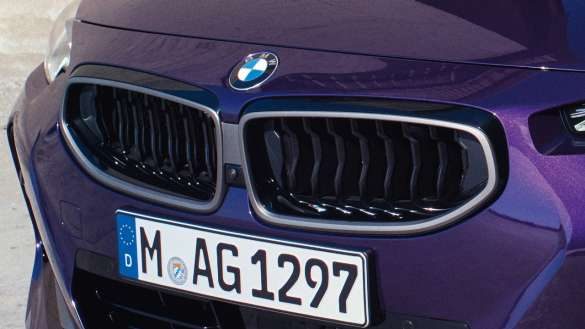 BMW 2er Coupé G42 2021 Single-Frame-Doppelniere Frontansicht Nahaufnahme